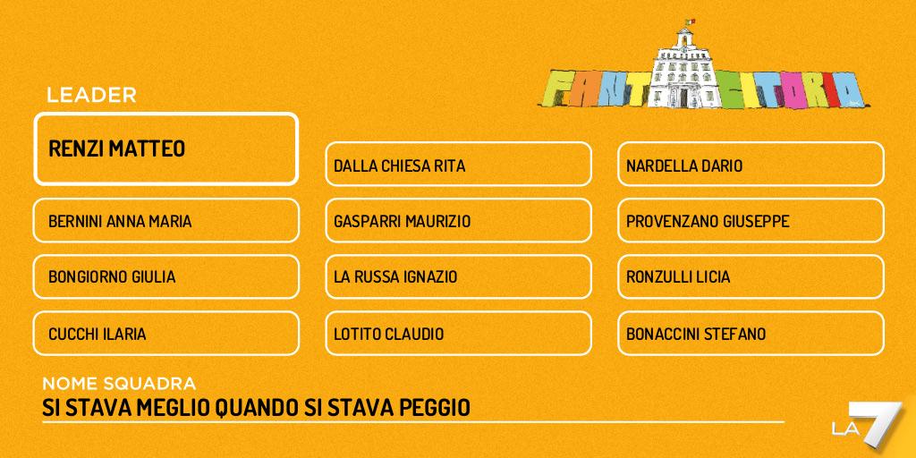 Chiary_Rigoni's tweet photo. Un nome, una certezza: SI STAVA MEGLIO QUANDO SI STAVA PEGGIO. Una squadra di promesse... valide solo per il #Fantacitorio 🤪 @welikeduel #propagandalive https://t.co/5pJqvtUySe