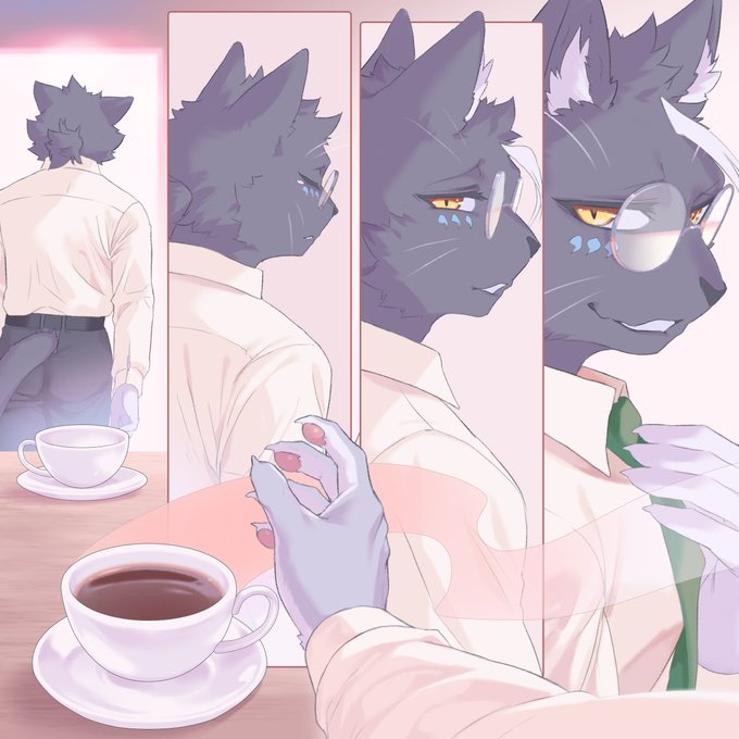 「blue eyes coffee」 illustration images(Latest)｜5pages