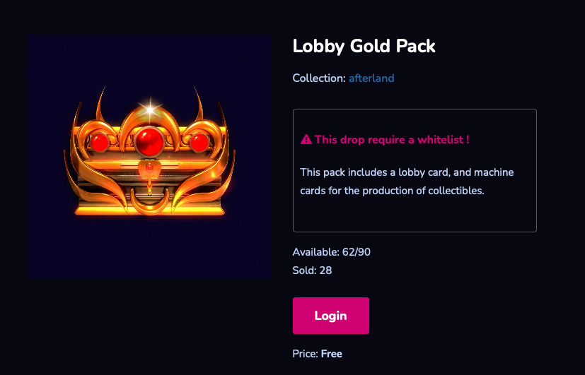 QTTGuild's tweet photo. 🚀 Today we're releasing our first Official Partner Drops with the @AfterlandGames project

We're bringing all customers a Smooth &amp; Easy experience to Claim their Lobby

https://t.co/N32yGkG38k

#WAXNFT https://t.co/peGLMHlBEv