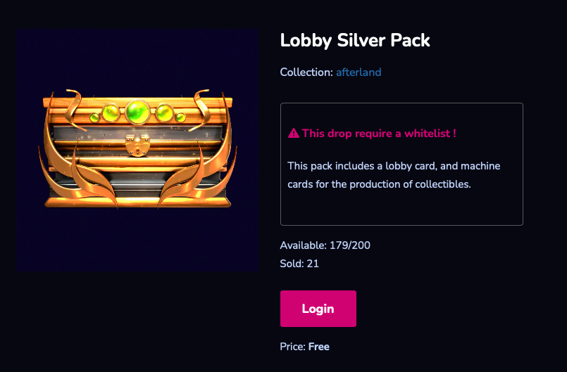 QTTGuild's tweet photo. 🚀 Today we're releasing our first Official Partner Drops with the @AfterlandGames project

We're bringing all customers a Smooth &amp; Easy experience to Claim their Lobby

https://t.co/N32yGkG38k

#WAXNFT https://t.co/peGLMHlBEv