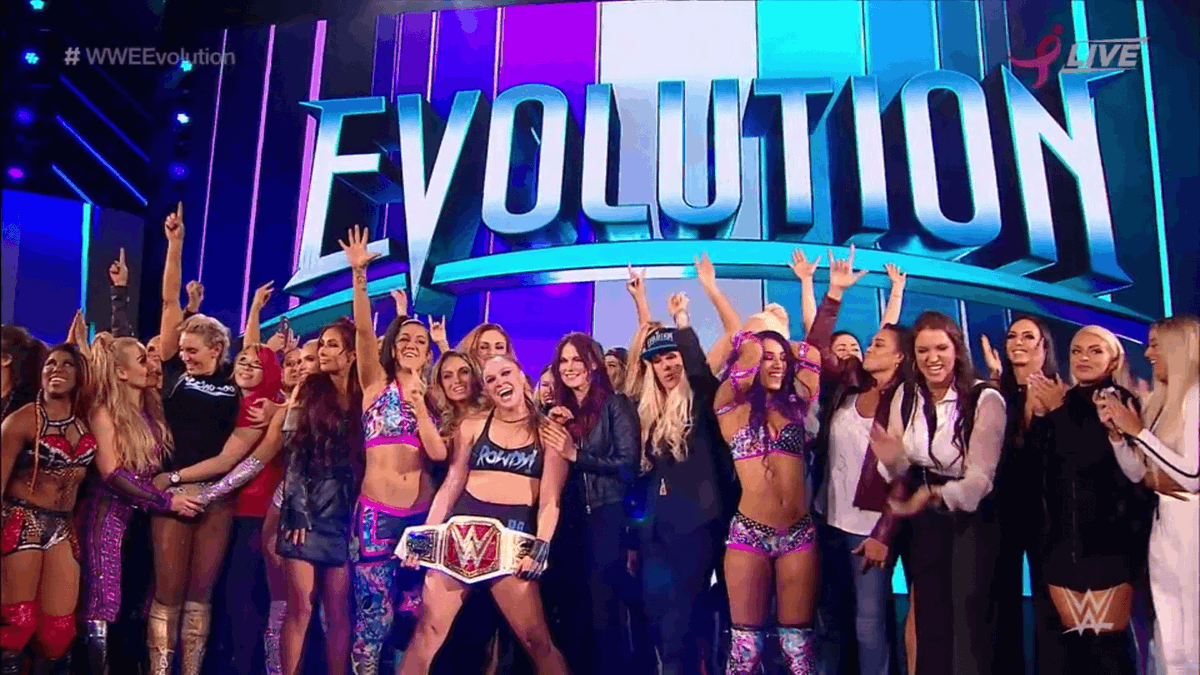 pwsplash's tweet photo. On this day 4 years ago, WWE held the first ever all women's PPV "Evolution".

Do you think we get another next year for the 5 year anniversary? https://t.co/IwlzhCVIFk