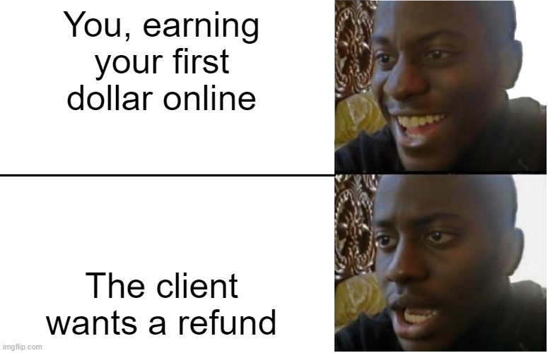 Paypersafe_app's tweet photo. Has this ever happened to you? If so, how did you react?

Freelancing is tough, but it's not impossible. When you lose a client, there are always 10 more waiting for you. 
.
.
.
.
#smallbusinessowner #entrepreneur #freelancelife #smallbusinessentrepreneur #freelancer #freelancing https://t.co/n7QW5p4ZLz