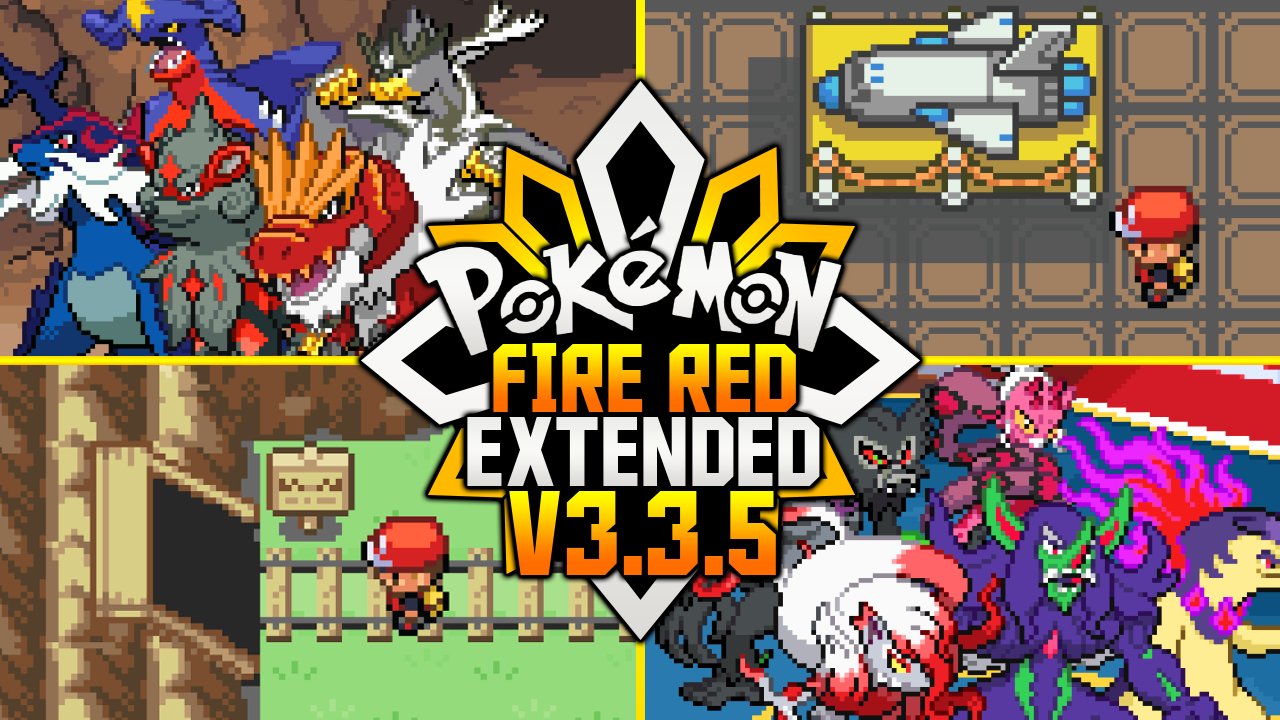 Pokémon fire red extended GBA  PokeMundo