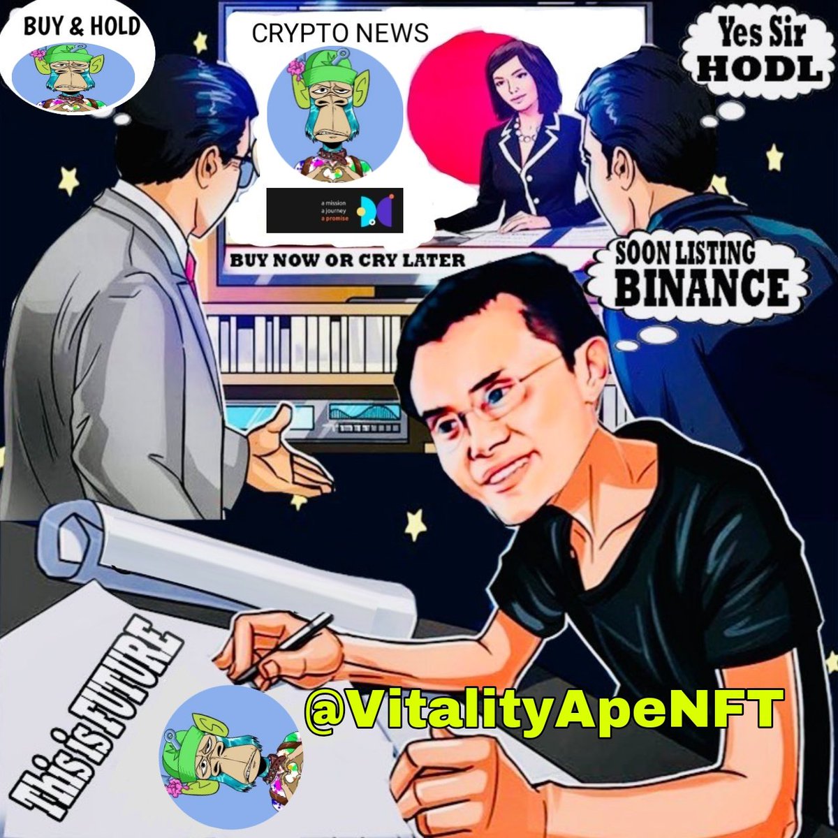 MEME CONTEST 👀

Tweet an original meme, tag <a href="/VitalityApeNFT/">Vitality Ape NFT's</a>, $ETH , and #VitalityApeNFT and use cash/hash tags from other popular projects

🧠Prize pool🧠

🥇 $500
🥈 $250
🥉 $150

Winners announced in 24hrs

GOODLUCK! #VitalityApeNFT #Memes #NFTGiveaways #NFTMarketplace