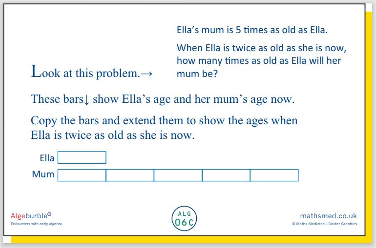 Algeburble - Encounters with early algebra by @ProfSmudge Includes 100 tasks plus commentary to help pupils engage with early or pre-algebra. bit.ly/2Mm3T4e The book is also available as a PDF download. Suitable for KS2