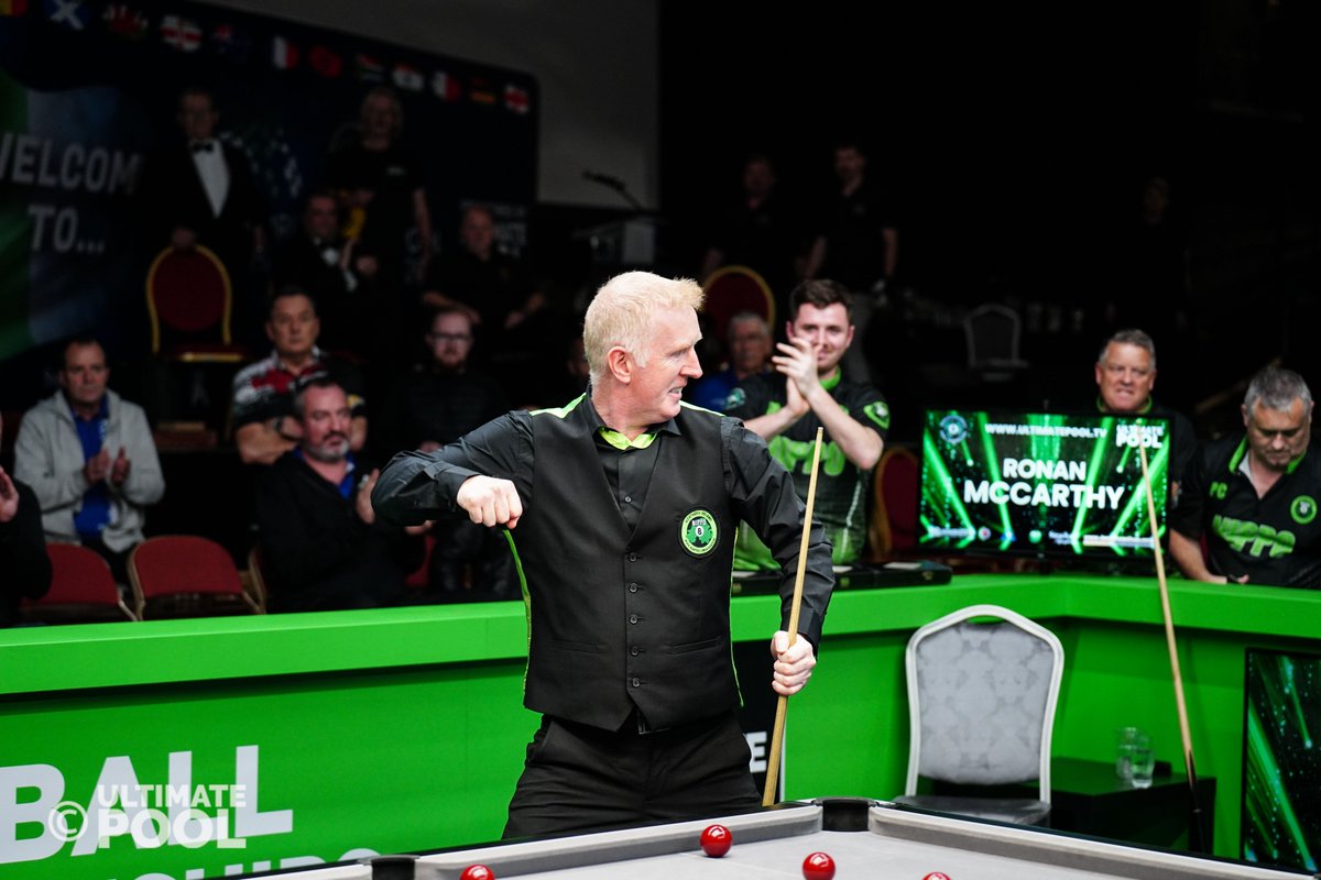 Ronan McCarthy - only the second player in history to win the WEPF World Men's Masters and WEPF World Men's Championship in the same year. The first was Mick Hill in 2010. 

🍀 The first Northern Irish cueist to win either of those events.

#WEPFWorlds22 #UltimatePool