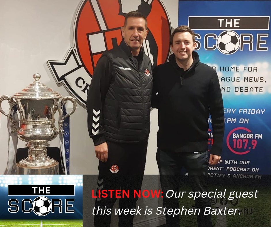 🚨OUT NOW🚨

Our exclusive hour-long interview with <a href="/CrusadersFC/">Crusaders Football Club</a> boss Stephen Baxter - the longest serving active manager in world football.

LISTEN: anchor.fm/thescoreni/epi…