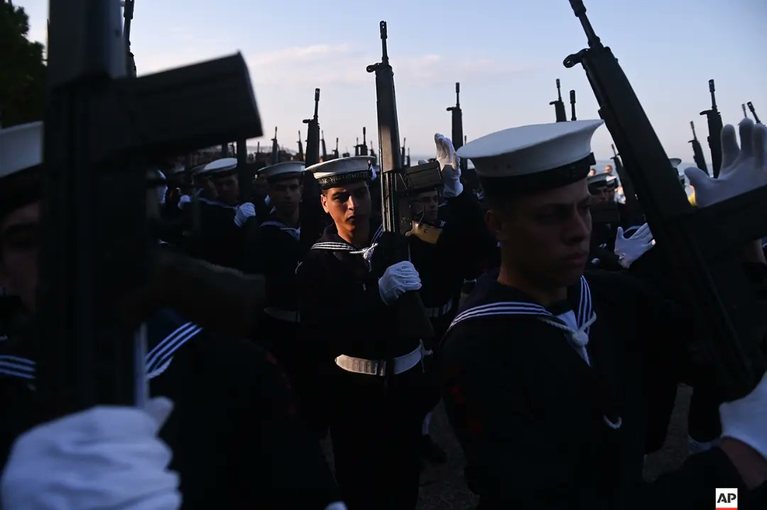 Oct. 28th Parade in #Thessaloniki, #Greece. Photos : @JohnPapanikos @AP_Images #28_Οκτωβριου #παρελαση #28οκτωβριου