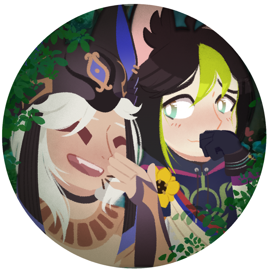 Szczot_Fraser's tweet photo. New pin design :) #tighnari #cyno #cynonari #genshin https://t.co/AYu9VsC9lj