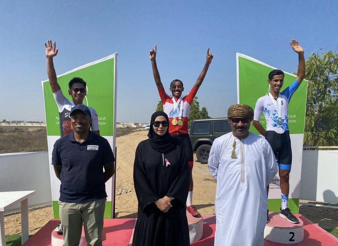 omancyclists's tweet photo. اقيم صباح اليوم في مسار لفة المطار ، السباق الثاني من الدوري العام للاتحاد العماني للدراجات الهوائية حيث جائت النتائج كالتالي : 
في الفئة المفتوحة: 
🥇سعيد الرحبي من الجيش السلطاني العماني 
🥈منذر الحسني من نادي صلالة
🥉ريكس كرينو من فريق العاصمة في المركز الثالث. https://t.co/L54cKFKhfq