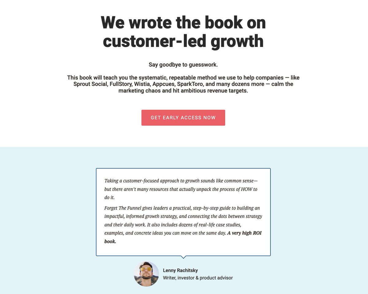 ggiiaa's tweet photo. ICYMI @ClaireSuellen and I wrote a book about our Customer-Led Growth framework.

We give away our entire process (the same used to double and triple conversion rates for our SaaS clients).

We've been pretty quiet about it but the pre-sale (incl some cool extras) closes today. https://t.co/ogdzk4yXtR