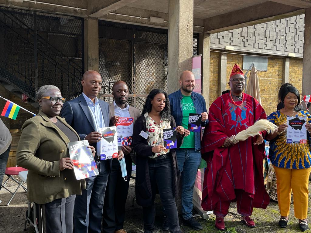 Last Saturday with the @afridac1 team and Hackney Councillors talking about locally-led police accountability and scrutiny. The consultation with @BlackThrive continues into November. Don't forget to take the call for evidence to have your say: bit.ly/3DUaxrg