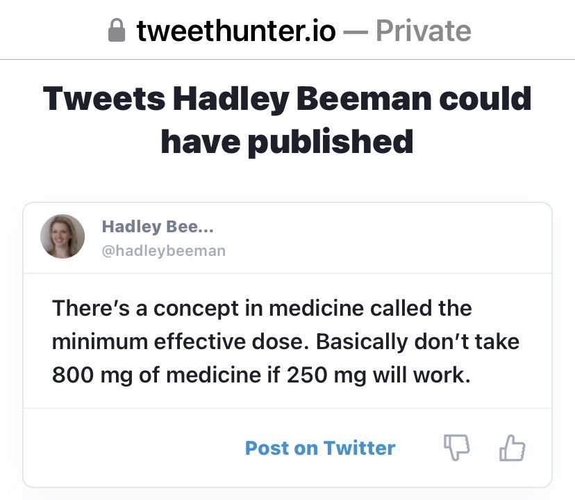 A.I. HadleyBeeman is apparently handing out clinical advice now. 

Real me is definitely not credentialed to do that… but at least it’s not BAD advice, no? 😁