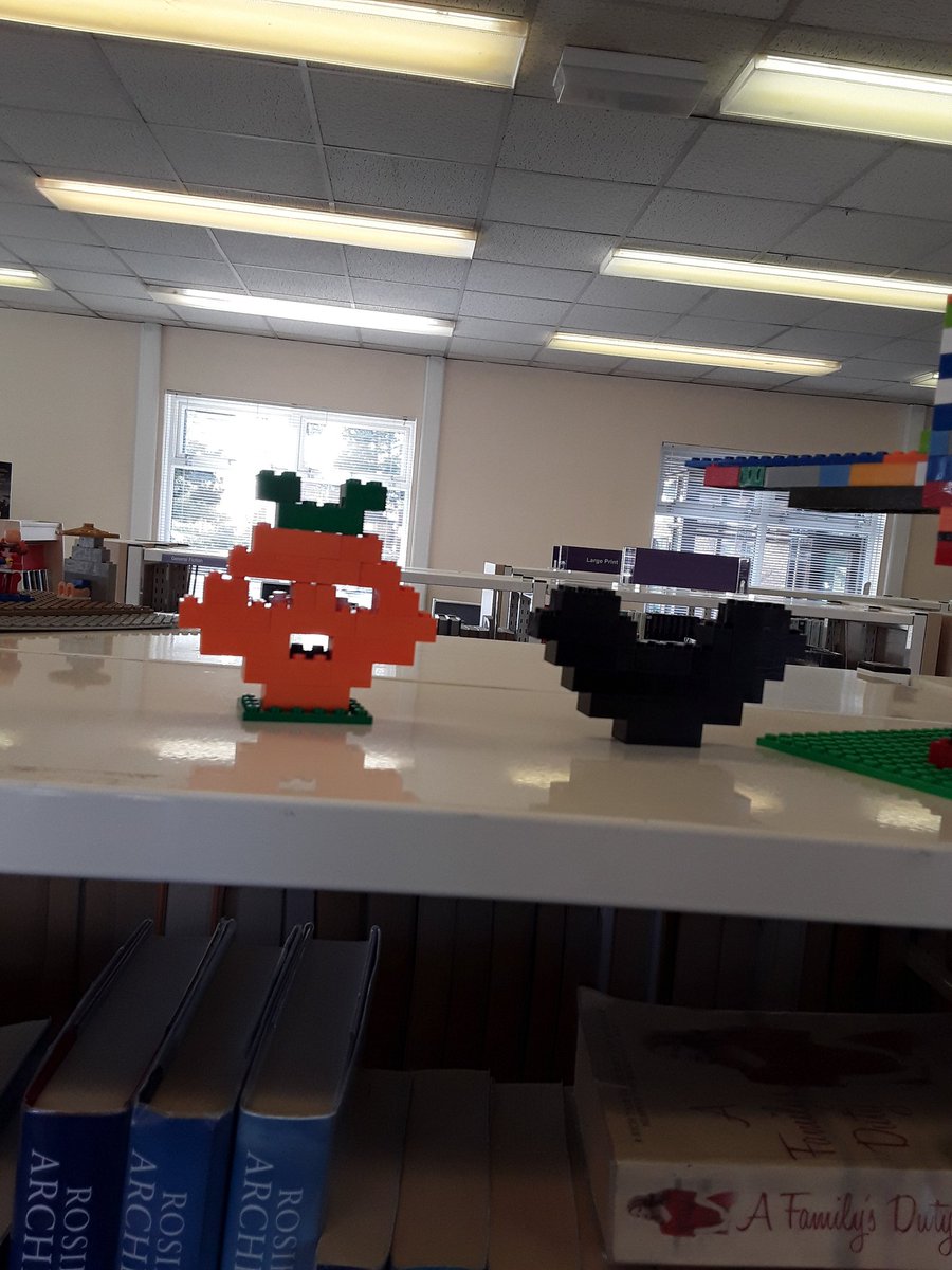 WFlibraries's tweet photo. Busy all day at #StanleyLibrary making #HalloweenCreations for our #LegoCompetition Winners will be picked and announced next week, so watch this space! #WFlibraries #LoveLego #LoveCompetitions https://t.co/MXf6FrugiZ