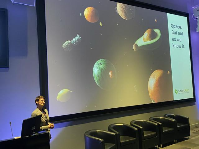 SmartParc's tweet image. SmartParc CEO Jackie Wild was delighted to speak at the #appetiteforengineering conference. The event brought food industry leaders together to discuss: &apos;Food production in a changing world – challenges and solutions’. #collaboration #sustainable #smartparc #futureoffood