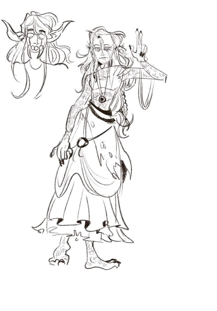googsly_'s tweet photo. A little dnd sketch https://t.co/xBjHieSTSK