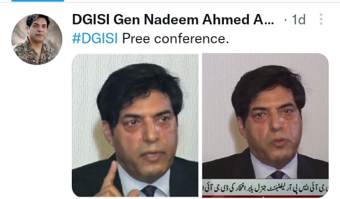 MjunaidSajid7's tweet photo. @OfficialDGISPR 
@GenNadeem
1st press Conference 
#DGISILtGeneralNadeemAhmed
#OurProudGujarkhanKontrilla
#GujarkhanKONTRILLA
#PakArmyZindabad https://t.co/9h1sTPDtHO