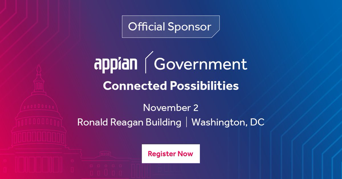 GroundswellDC's tweet photo. We are excited to be sponsoring a booth at Appian Government this year! Stop by our booth or join us at our thought leadership session and learn more about how we can help you utilize @Appian's low-code platform to further your agency’s mission. #appiangovernment https://t.co/csfDZkgXqK