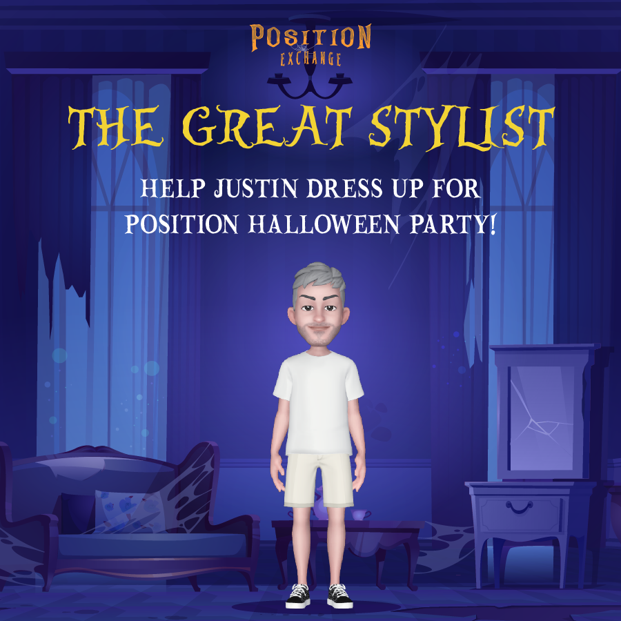 PositionEx's tweet photo. Have you prepared for #PositionHalloweenParty? 🥳
Justin is not! 👻
Our talented stylist, Let's help Justin dress up!
Six participants with the best ideas will receive a reward from #POSI.

1st: 50 POSI
2nd: 30 POSI (2)
3rd: 10 POSI (3)
Note: Cheating will be considered illegal. https://t.co/1tAgV5YlVP