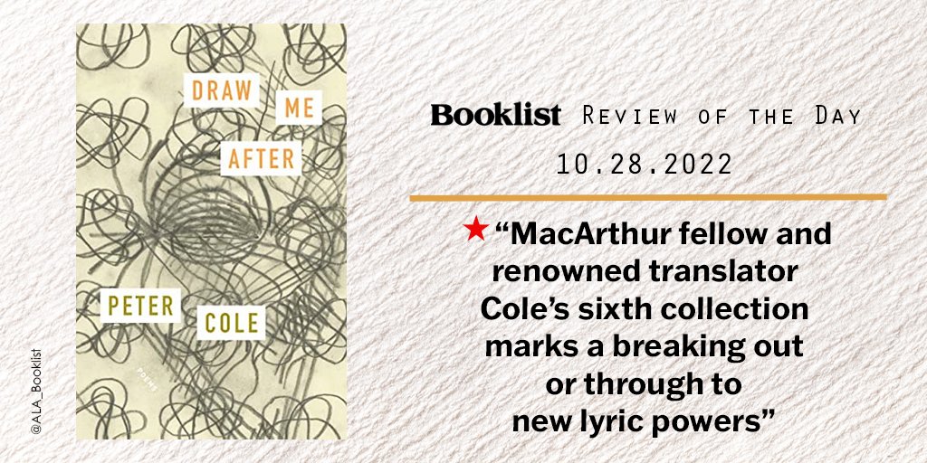 #ReviewoftheDay | DRAW ME AFTER by Peter Cole | @fsgbooks @MacmillanLib | bit.ly/3THd11h