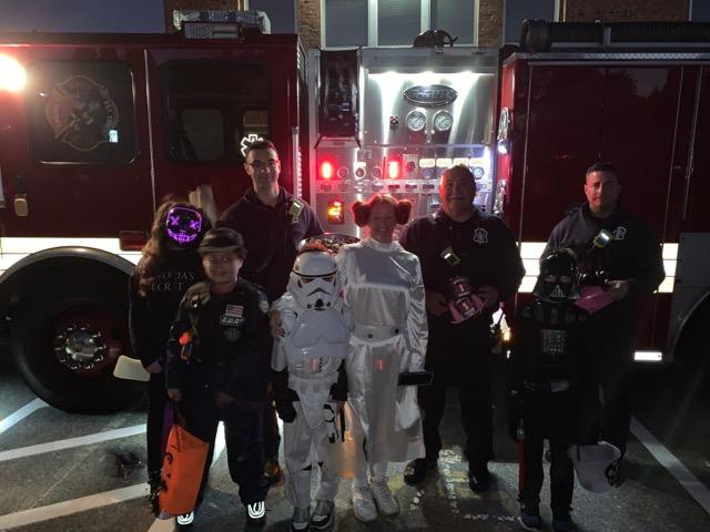 Our fire fighters had a great time with the kids and our community members at the trunk or treat. Always a great thing when we can be out in the community for positive events with the people we serve. Great job by all.
