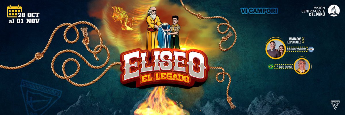 Melbin77's tweet image. Más de cien #Conquistadores de los clubes de: Gedeón, Gadiel, Daniel y Hanan, del #DMComas participarán del #VICamporiMiCOP  🏕️ #EliseoElLegado  

#MasCerca de las #NuevasGeneraciones