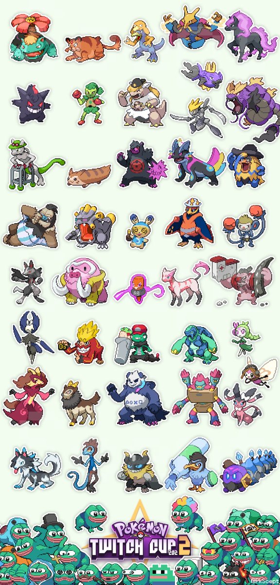 PkScept's tweet image. ⭐️POKÉDEX DE LA TWITCHCUP 2022. SPRITE EDITION⭐️

Oficialmente me despido de esta edición con mi parte favorita, el pixel art. Gracias por el apoyo en el anterior post 💜

¡Seguimos a tope!
