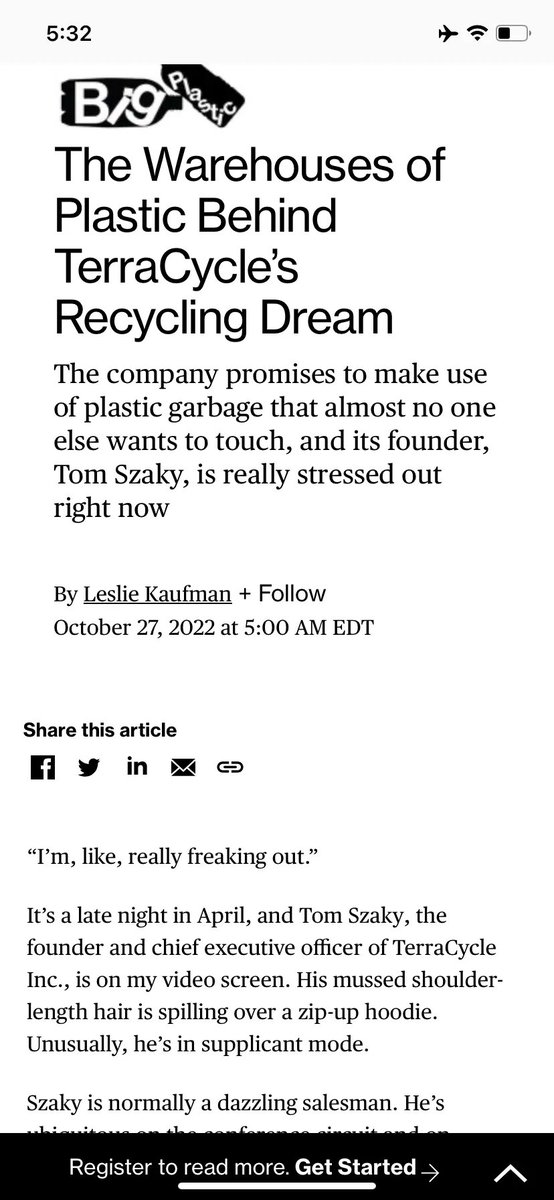 ZeroWasteIthaca's tweet photo. Do you still believe in Terracycle after reading this article? https://t.co/Kd5Pj6GGWb

#zerowaste #plasticrecyclingisamyth #plasticpollutes #twithaca https://t.co/qXWRN5OHiy https://t.co/YLaOQ6ghrn