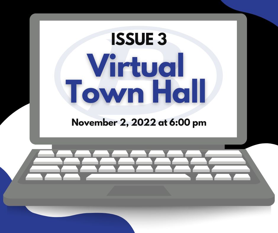 On 11/2 , BCSD will host a virtual Town Hall. There will be a short presentation on the Master Facilities Plan, the Construction Bond and an opportunity to ask questions.  Anyone wishing to attend MUST RSVP using this Google Form.  

forms.gle/KCGP3PNuRuARxU…