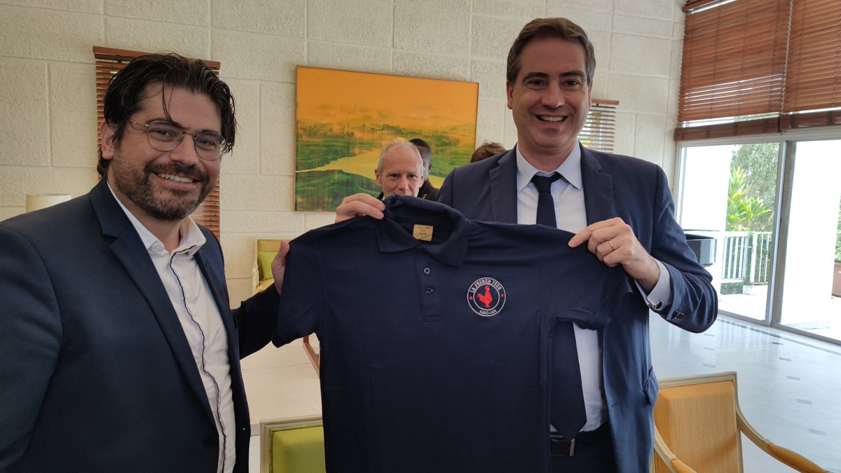 Rencontre ce jeudi 27 octobre avec <a href="/becht_olivier/">Olivier Becht</a>, ministre au Commerce extérieur, de l'attractivité et des français de l'étranger pour échanger ensemble sur la qualité de l'entrepreneuriat 🇫🇷 en Afrique, la souveraineté numérique ou l'accès aux financements. Avec <a href="/AbidjanDurable/">AbidjanVilleDurable</a>