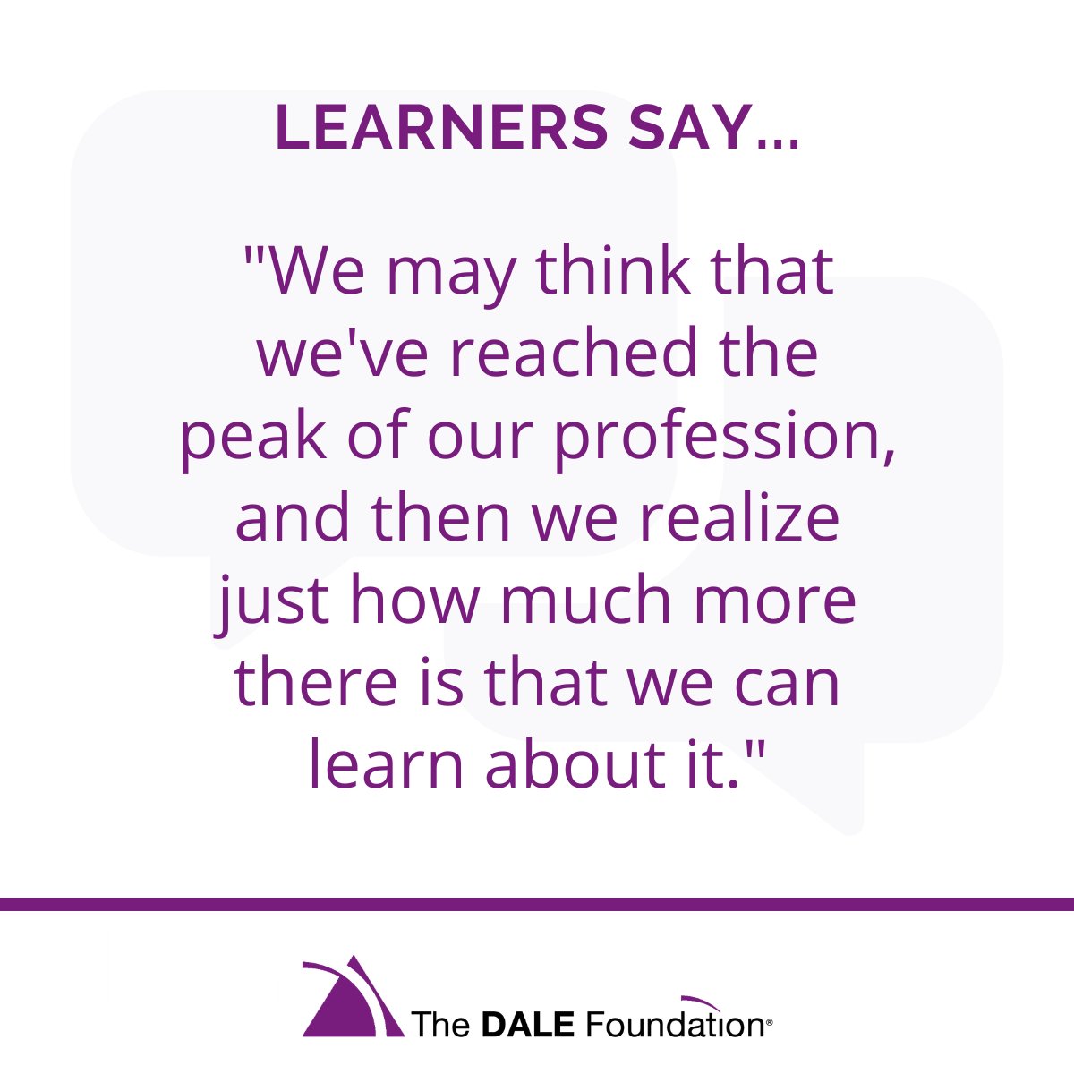 The DALE Foundation tweet media