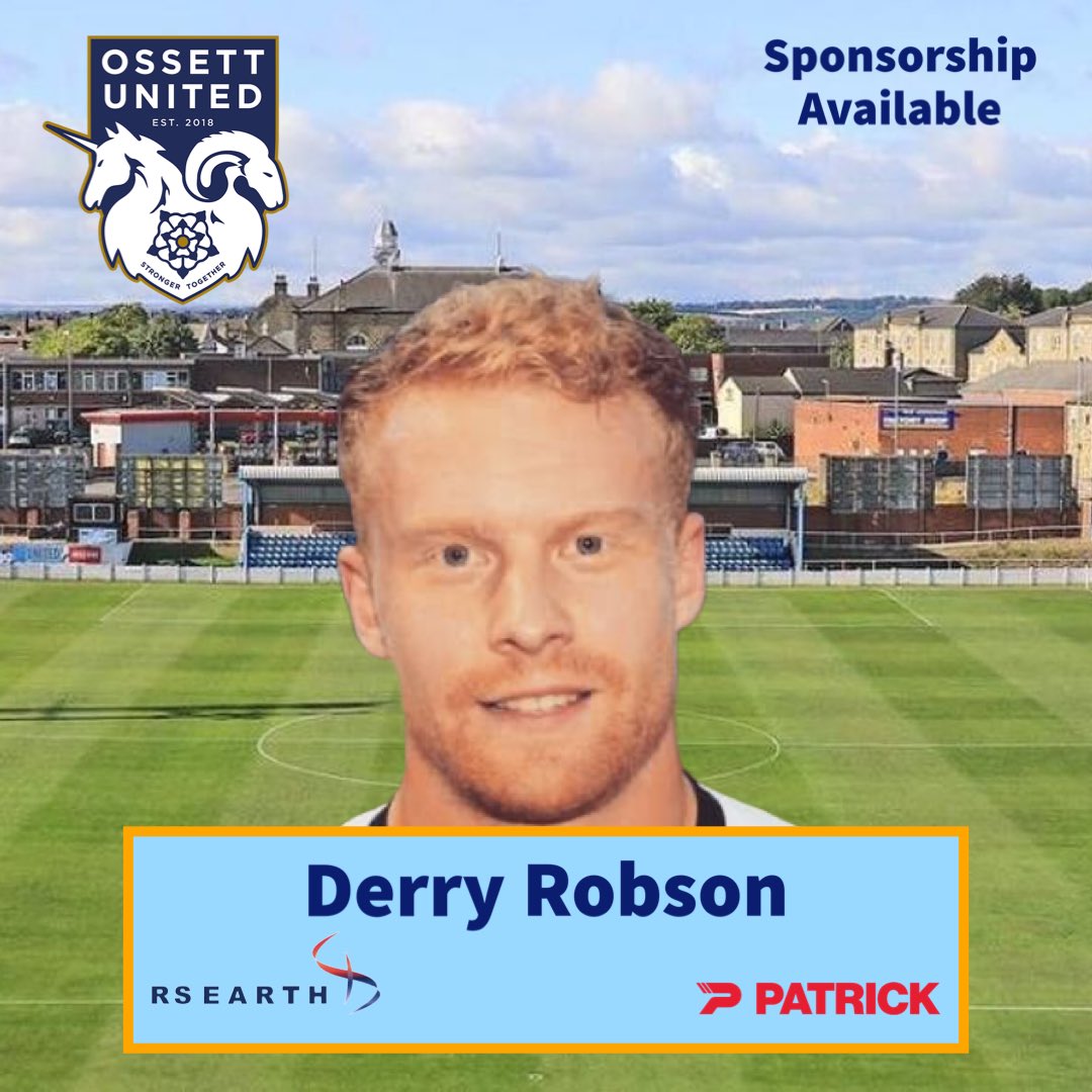🚨 NEW SIGNING 🚨🤝🏻✍🏻

We are delighted to announce the signing of talented midfielder <a href="/DerryRobson/">Derry Robson</a> from Cleethorpes Town

Robson joins in time for tomorrows home game v Consett AFC

Thanks to Cleethorpes for their assistance in getting this over the line

ossettutd.com/news/article/d…