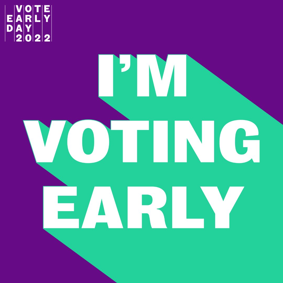 voteearlyday's tweet photo. RETWEET if you’re Voting Early!

Today, millions of Americans are making our voices heard in this #election. Are you one of them?

Find out how you can vote early at https://t.co/G9F5htIMe1! https://t.co/GgApCuYa6H