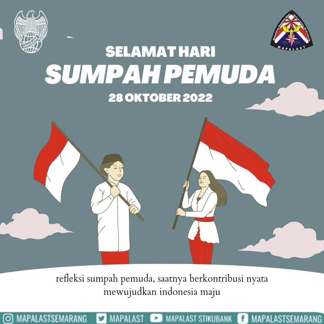 Selamat hari sumpah pemuda 28 Oktober 2022