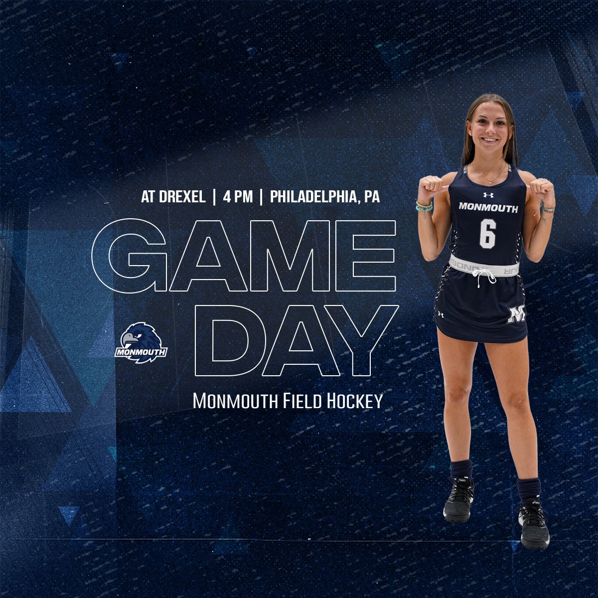 Monmouth Field Hockey (@monmouthfh) on Twitter photo CAA regular season title on the line!
โ๏ธ 4 PM
๐ <a href="/DrexelFH/">Drexel Field Hockey</a>
๐บ flyhawks.co/3DIvGE0
๐ flyhawks.co/3WdQhHO
#FlyHawks CAA regular season title on the line!
โ๏ธ 4 PM
๐ <a href="/DrexelFH/">Drexel Field Hockey</a>
๐บ flyhawks.co/3DIvGE0
๐ flyhawks.co/3WdQhHO
#FlyHawks