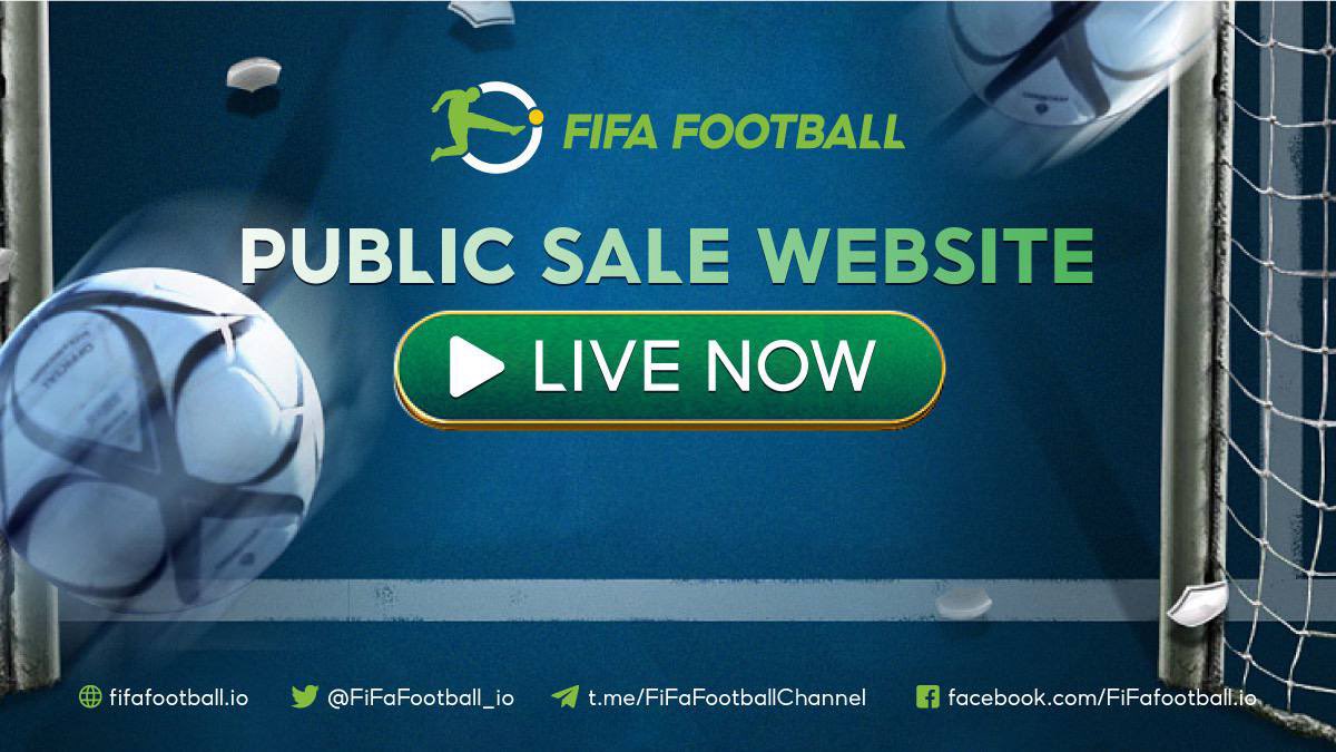 📢 PUBLIC SALE WEBSITE LIVE NOW 🚀🚀🚀

We are doing IDO on our official website NOW. Community round opens for everyone and Join now ✈️

📌Total Sell: 625.000 FIFAC
📌Token Price: $0.08

📌 Public Sale Link : ido.fifafootball.io