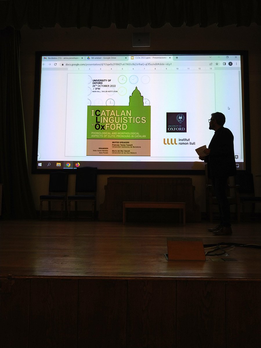 afrapc's tweet photo. Excited to attend the first edition of #CLOx, with exciting talks by @XicoTorres1 and @Ximarra on Catalan clitics! 😀📚🧑🏫 https://t.co/f8ZI8uJ558