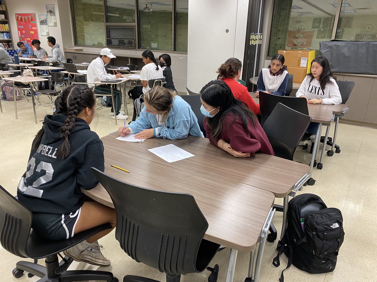 DJHSAPAS's tweet photo. “We are in this together, therefore we’ll go through it together.”

Trying something new this year, learning to write in teams! #GoTeam https://t.co/aWucBOi285