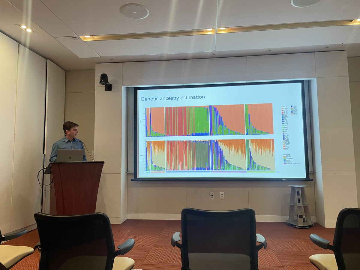 NYGC Director of Computational Biology @notSoJunkDNA shares interim results from @polyethnic1000 at Day 2 @WCMEnglanderIPM Precision Health Equity Symposium #EIPMPE22