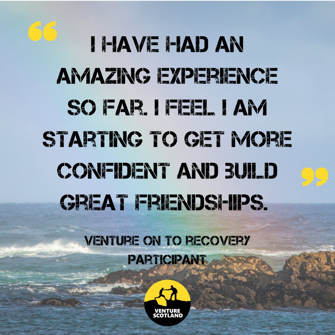 Some feedback from our Venture on to Recovery participants! 🥳@ElevateGlasgow @moveonscotland #partnership #recovery #personaldevelopment #respect #inclusion #environment #diversitytraining