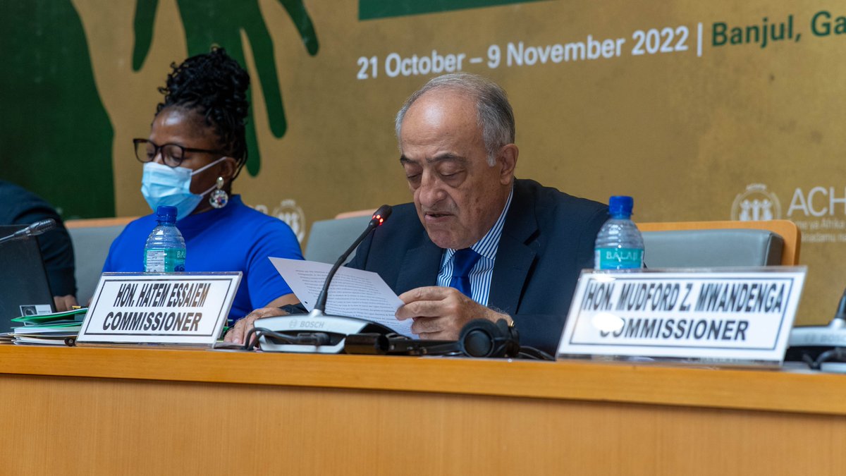 achpr_cadhp's tweet photo. The President of the CPTA invites States that have not yet done so to ratify the UNCAT, the OPCAT, and to set up mechanisms to receive complaints of torture and other ill treatment.
 
#ACHPR73OS https://t.co/fVvNQyoR6s