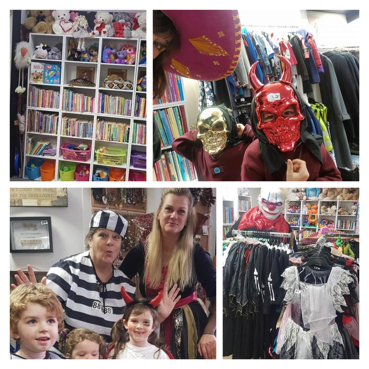 We have a spooky shop here in our #Moycullen shop beside Supervalu for all your dressing-up this #Halloween 🎃👻🛍 Pop in and bring your dog too for a visit as we’re #dogfriendly