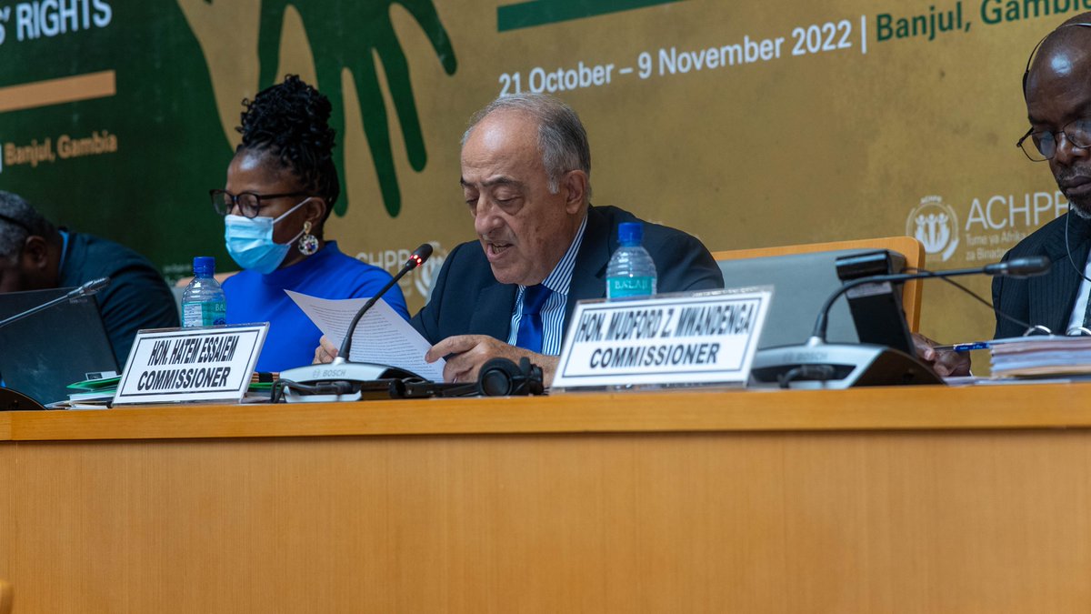 achpr_cadhp's tweet photo. The President of the CPTA invites States that have not yet done so to ratify the UNCAT, the OPCAT, and to set up mechanisms to receive complaints of torture and other ill treatment.
 
#ACHPR73OS https://t.co/fVvNQyoR6s