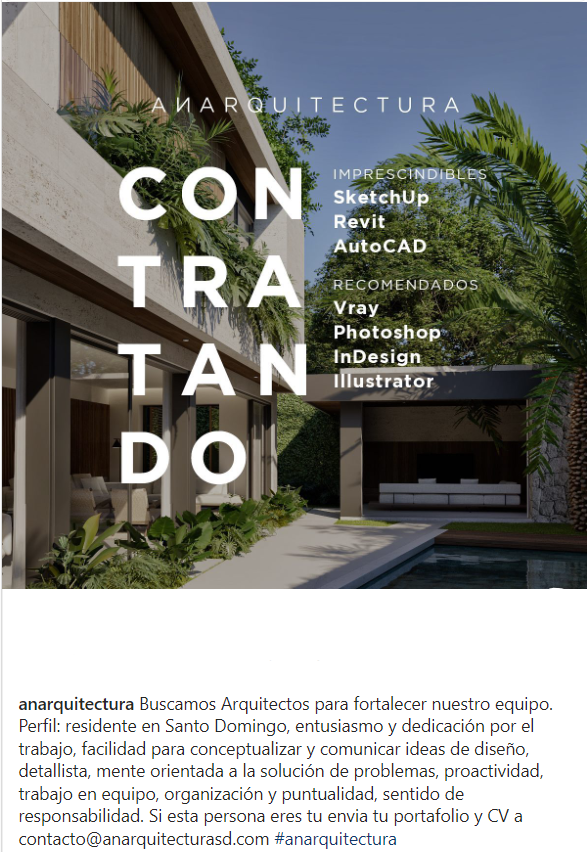 interarchhub's tweet photo. #vacante en #santodomingo #republicadominicana #empleosrd #vacantesrd https://t.co/Ixtm62BE28