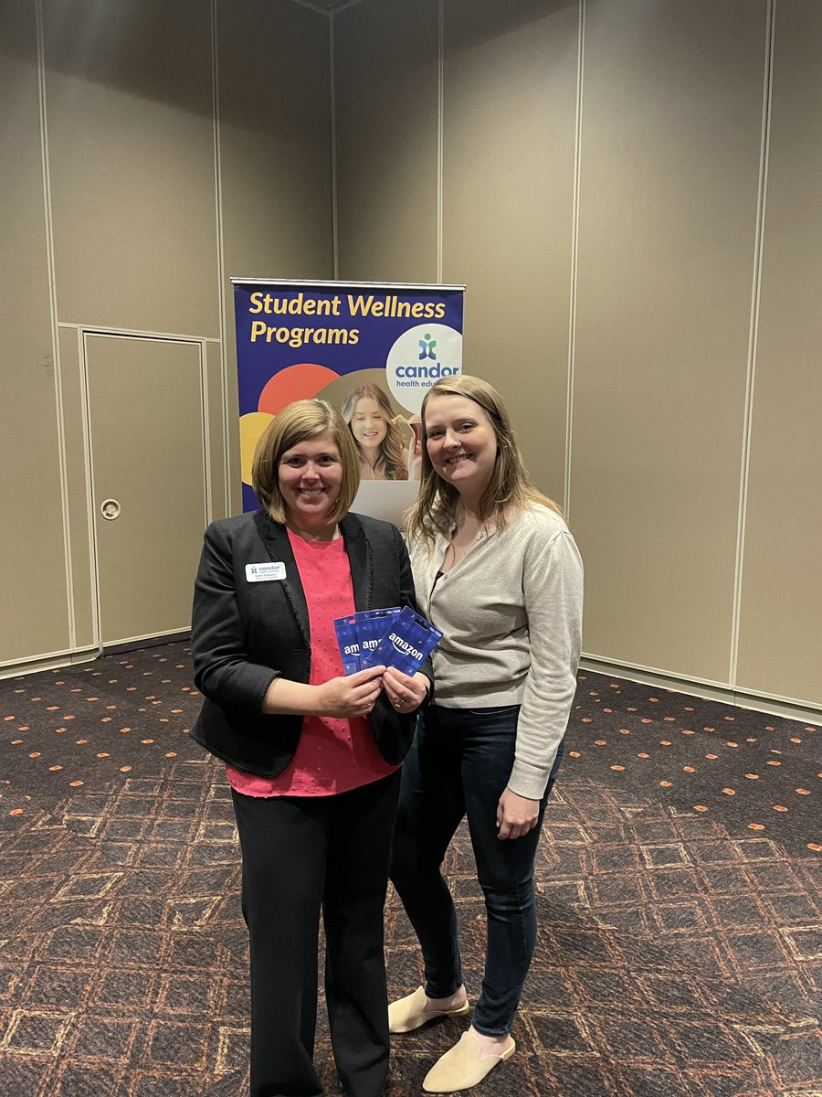 LovePhyEd's tweet photo. Congratulations to @pedancer_WI Claire Walby and @LStefancin You are a GooseChase winner for Condor Health. Find me- I have your prizes! @WHPEOffice #WHPE22 https://t.co/6ojKG4EOAo