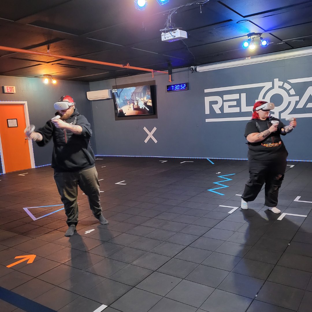 ReloadStrathroy's tweet photo. Can you hold off the horde of the undead?
Book your next VR adventure today!
https://t.co/gZLRDcodBK
#virtualreality #vrescaperoom #freeroamvr #multiplayervr #reloadstrathroy #gaming #herozone #vr #datenight #nightout #arcade #junglequest #gamers #zombies https://t.co/AmfJbxw2DE