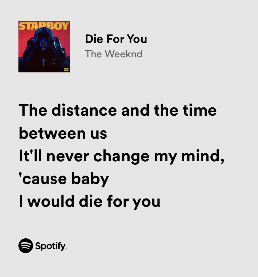 thesadbaby's tweet photo. the weeknd / die for you https://t.co/DmVwuGIHo3