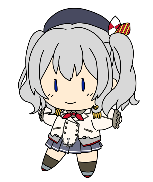 鹿島(艦これ) 「#今月描いた絵を晒そうぬいぐるみ 」|ざつねこのイラスト