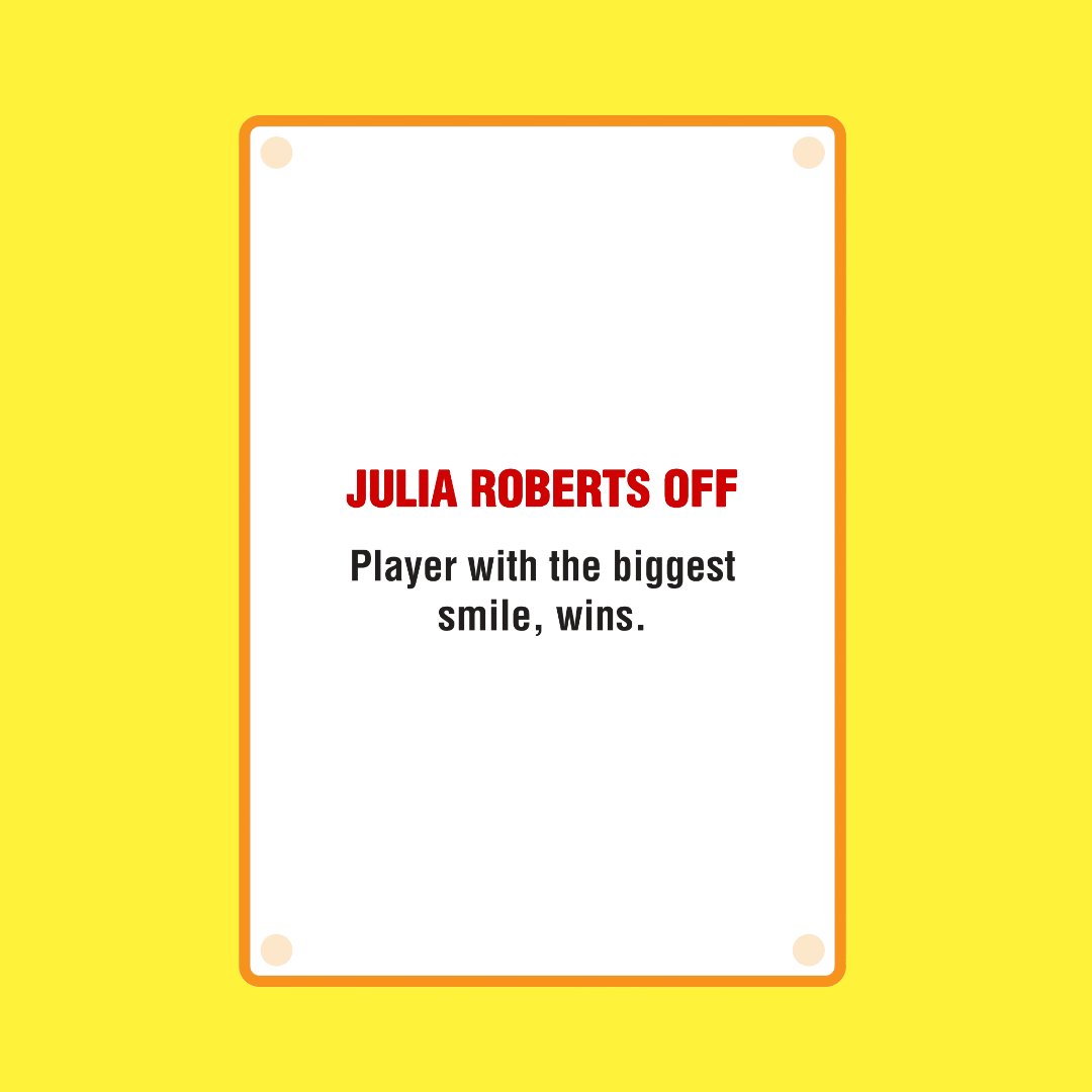 GameOffUK's tweet image. A genuine card from our Celebrity Edition and a nice day to post it. HBD Julia Roberts 🎈