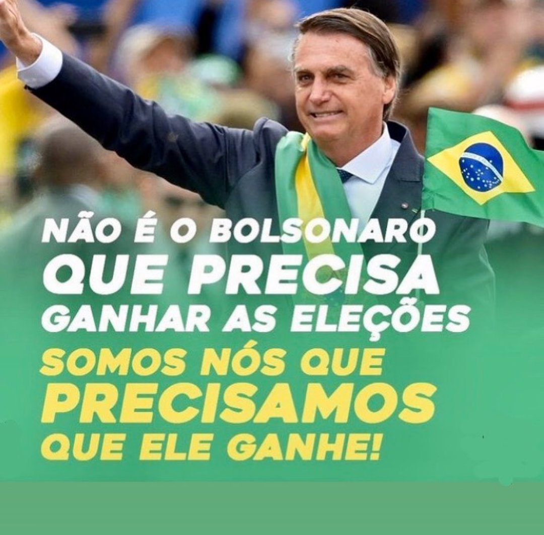 É pelo futuro dos nossos filhos e netos. Vamos de 22!!!